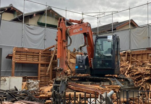 土佐市木造住宅解体